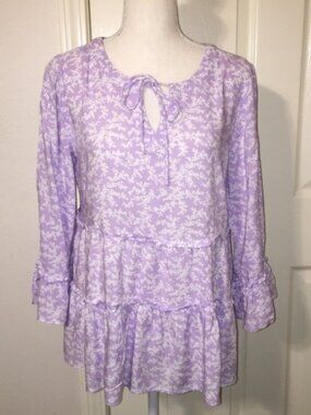 Floral & Ivy Floral Boho Top